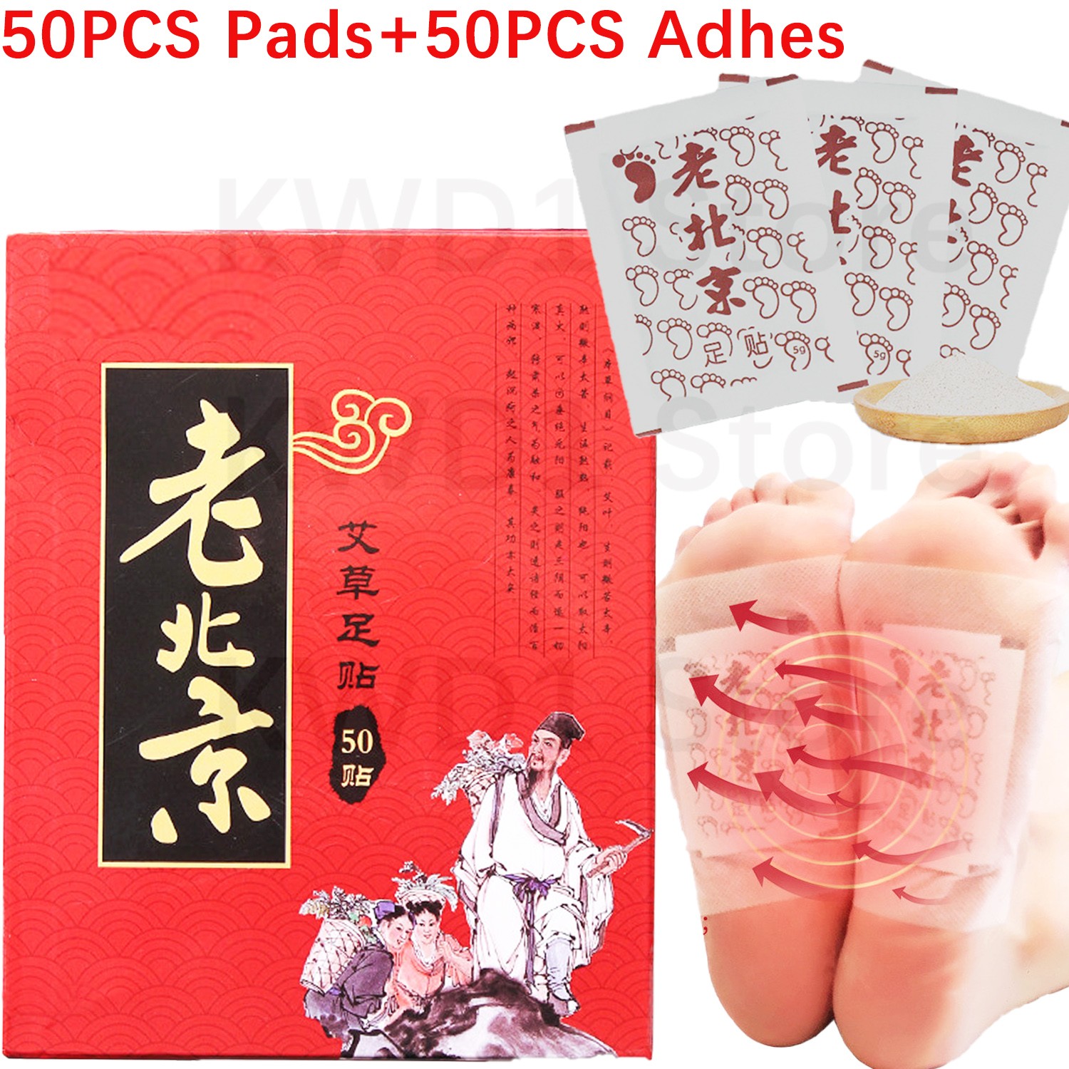 Cuscinetti da 50 pezzi + toppa - Detox Foot Patch recensione e prezzo
